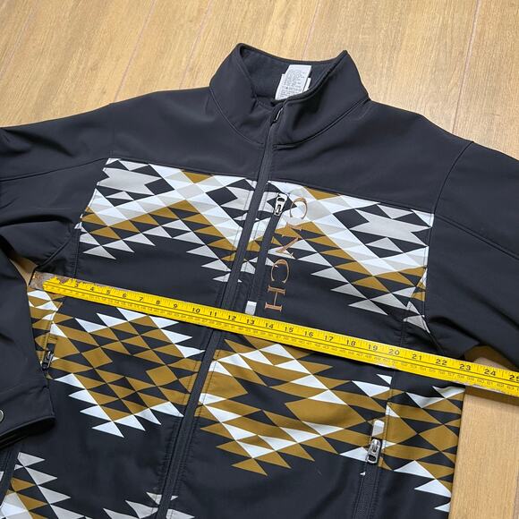 Cinch Mens Aztec Color Block Bonded Jacket Sz Large Rodeo Cowboy - Picture 9 of 14